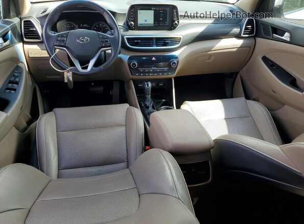 KM8J3CALXLU225895 2020 HYUNDAI TUCSON White Widok deski rozdzielczej