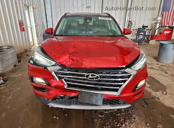 KM8J3CALXMU385406 2021 HYUNDAI TUCSON Red Դիմացի տեսք