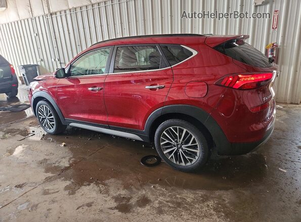 KM8J3CALXMU385406 2021 HYUNDAI TUCSON Red Հետևի ձախ