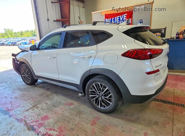 KM8J3CALXMU406688 2021 HYUNDAI TUCSON Белый Задняя левая четверть