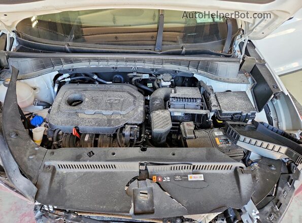 KM8J3CALXMU406688 2021 HYUNDAI TUCSON Белый Вид подкапотного пространства