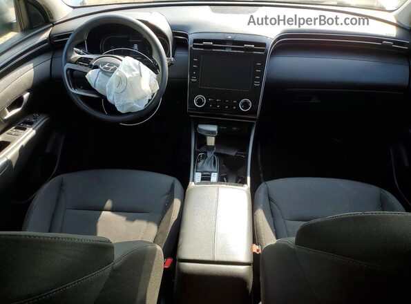 KM8JB3AE0NU022988 2022 HYUNDAI TUCSON White Առջևի վահանակի տեսք