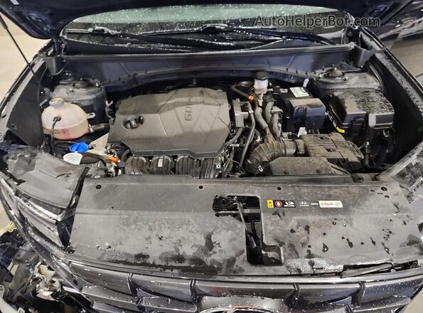 KM8JB3AE4NU066248 2022 HYUNDAI TUCSON Blue ძრავის განყოფილების ხედი