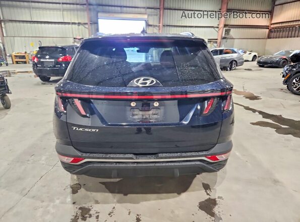 KM8JB3AE4NU066248 2022 HYUNDAI TUCSON Blue უკანა ხედი