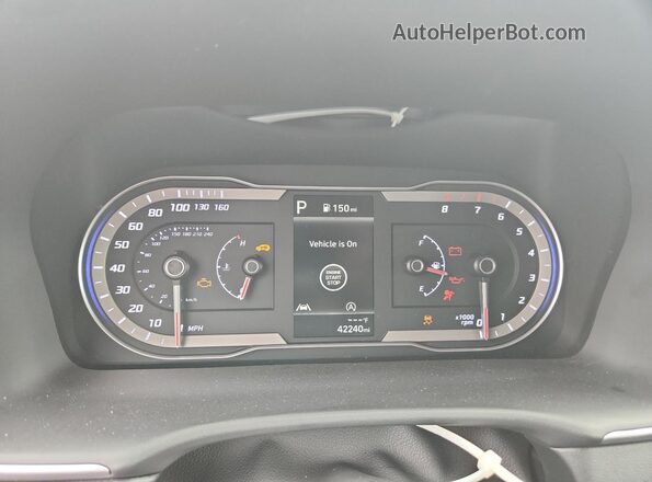 KM8JB3DE0RU293213 2024 HYUNDAI TUCSON White Սարքավորումների վահանակի տեսք