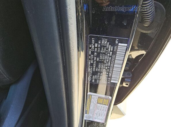 KM8JB3DEXRU329182 2024 HYUNDAI TUCSON Black VIN կոդի պիտակի տեսք