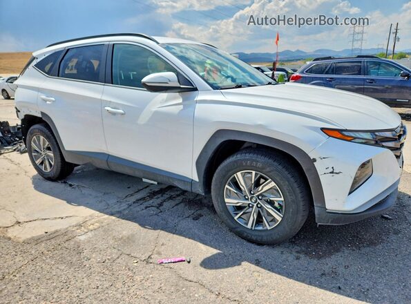KM8JBCA18NU020841 2022 HYUNDAI TUCSON Белый Передняя правая четверть