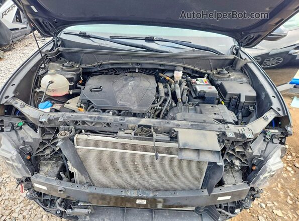 KM8JBCAEXNU018589 2022 HYUNDAI TUCSON Black ძრავის განყოფილების ხედი