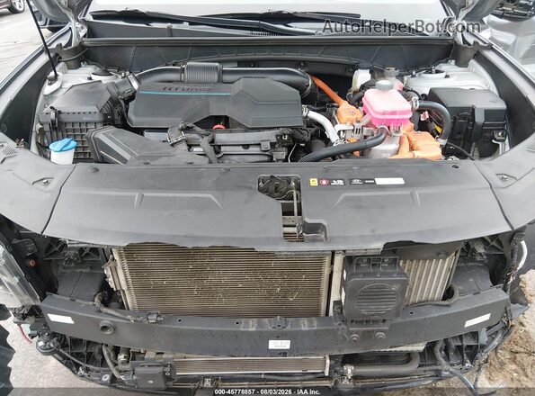 KM8JBCD10RU201322 2024 HYUNDAI TUCSON HYBRID Silver Widok z tyłu