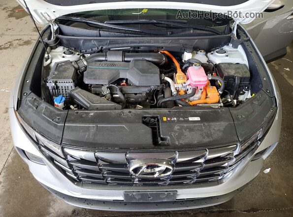 KM8JBCD10RU201773 2024 HYUNDAI TUCSON Silver Engine compartment view