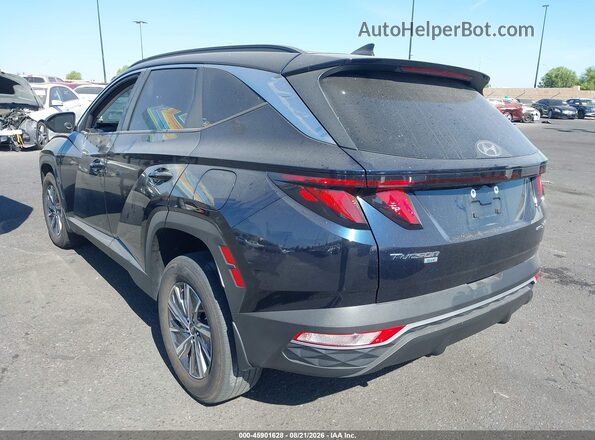 KM8JBCD10RU219710 2024 HYUNDAI TUCSON HYBRID Синий Задняя левая четверть