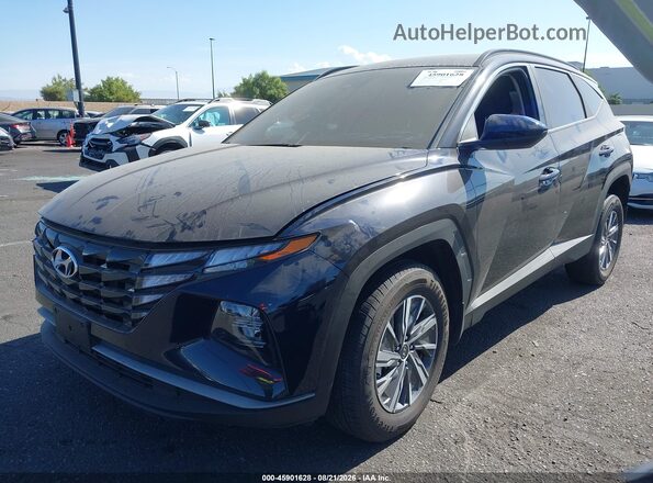KM8JBCD10RU219710 2024 HYUNDAI TUCSON HYBRID Синий Передняя левая четверть