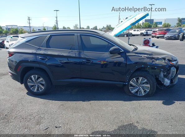 KM8JBCD10RU219710 2024 HYUNDAI TUCSON HYBRID Синий Вид задней части салона