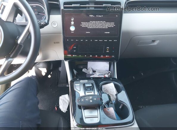 KM8JBCD10RU219710 2024 HYUNDAI TUCSON HYBRID Синий Вид панели приборов
