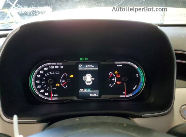 KM8JBCD12RU172339 2024 HYUNDAI TUCSON Black Instrument cluster view