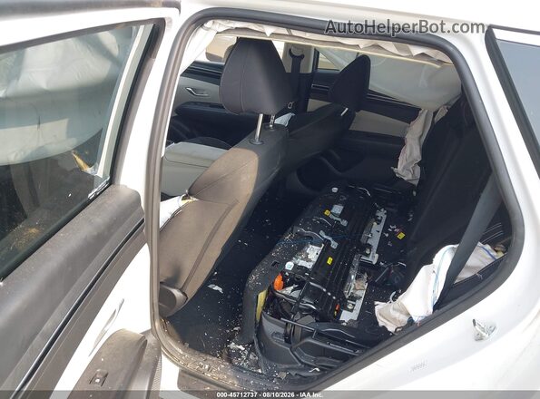KM8JBCD16RU198636 2024 HYUNDAI TUCSON HYBRID White Vista de la etiqueta del VIN
