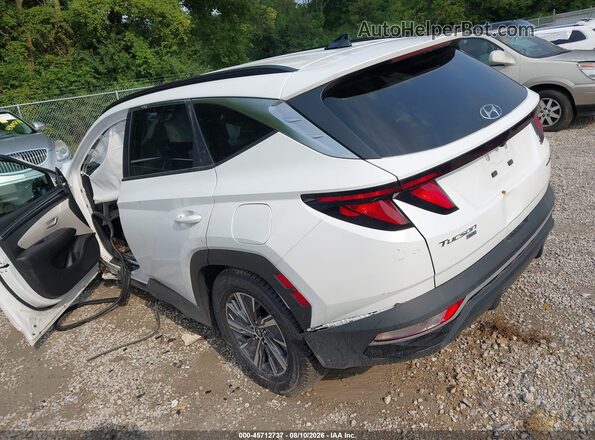 KM8JBCD16RU198636 2024 HYUNDAI TUCSON HYBRID White Trasero izquierdo