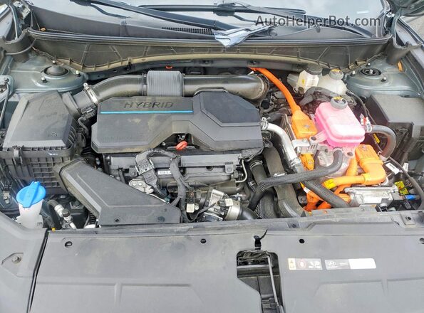 KM8JBCD1XRU196176 2024 HYUNDAI TUCSON Green ძრავის განყოფილების ხედი