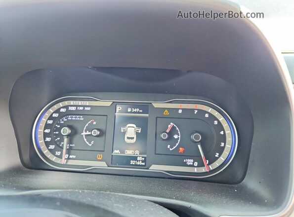 KM8JBCDE7RU282967 2024 HYUNDAI TUCSON Green Vista del cuadro de instrumentos
