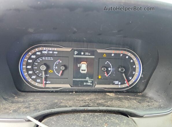 KM8JBCDEXRU282669 2024 HYUNDAI TUCSON Silver Вид щитка приладів