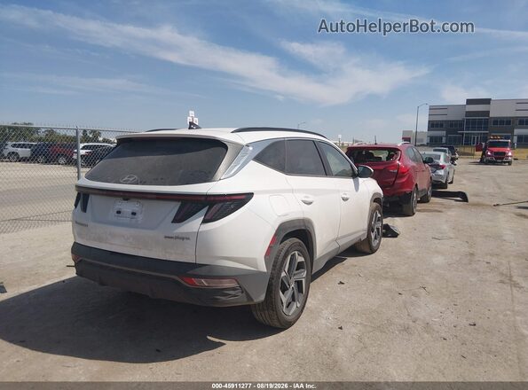 KM8JBDA25NU070465 2022 HYUNDAI TUCSON PLUG-IN HYBRID Белый Задняя правая четверть