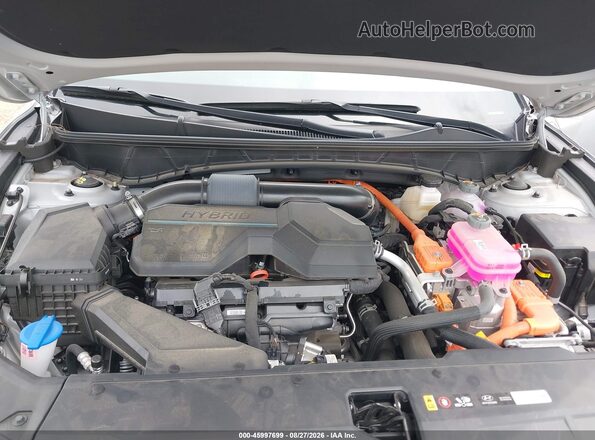 KM8JBDD14SU321488 2025 HYUNDAI TUCSON HYBRID Silver Вид ззаду