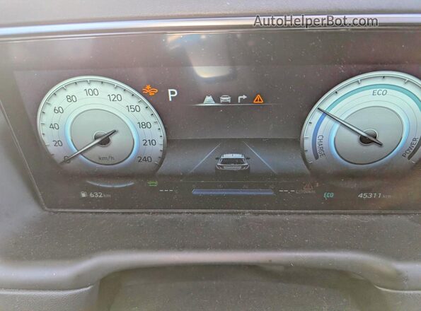 KM8JCCA12PU119090 2023 HYUNDAI TUCSON Black Vista del cuadro de instrumentos