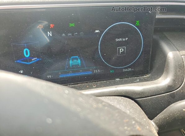 KM8JCCD10RU202046 2024 HYUNDAI TUCSON Black Vista del cuadro de instrumentos