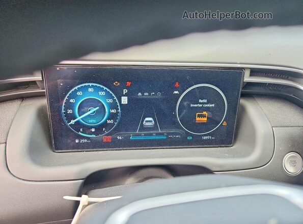 KM8JCCD17RU219541 2024 HYUNDAI TUCSON Черный Вид щитка приборов
