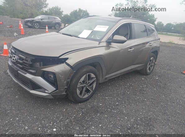 KM8JCDD16SU396156 2025 HYUNDAI TUCSON HYBRID Бежевый Передняя левая четверть
