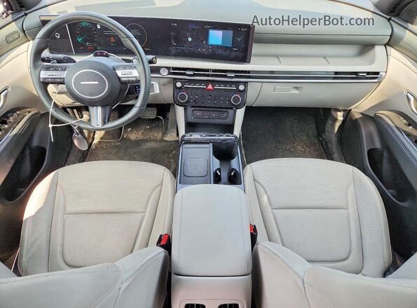 KM8JCDD17SU320414 2025 HYUNDAI TUCSON White Dashboard view