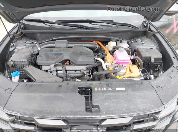 KM8JCDD19SU321886 2025 HYUNDAI TUCSON HYBRID Gray Հետևի տեսք