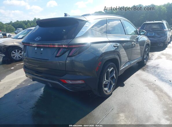 KM8JE3AE0NU052970 2022 HYUNDAI TUCSON Gray Задня права чверть
