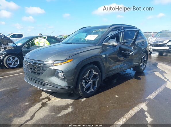 KM8JE3AE0NU052970 2022 HYUNDAI TUCSON Gray Передня ліва чверть