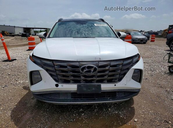 KM8JE3AEXNU068691 2022 HYUNDAI TUCSON White Вид спереду