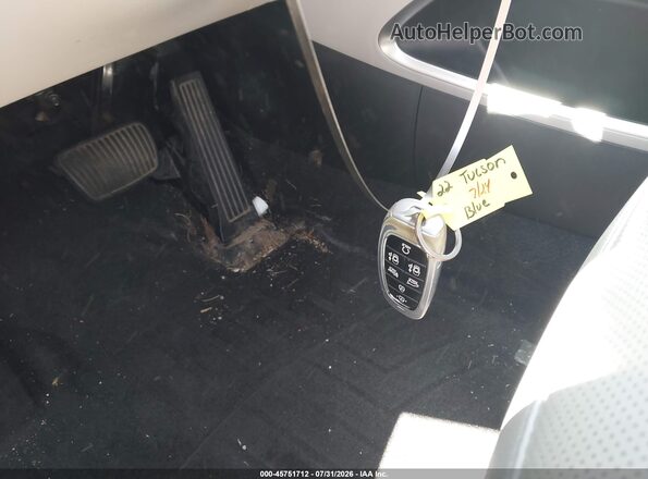 KM8JECA10NU032361 2022 HYUNDAI TUCSON HYBRID Черный Вид панели приборов