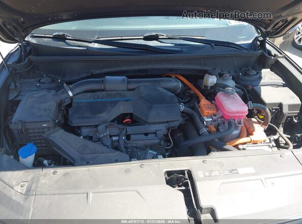 KM8JECA10NU032361 2022 HYUNDAI TUCSON HYBRID Черный Вид сзади