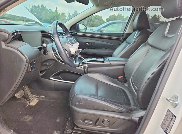 KM8JECA12NU034239 2022 HYUNDAI TUCSON White წინა სალონის ხედი