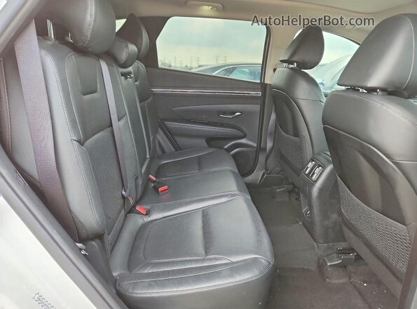 KM8JECA12NU034239 2022 HYUNDAI TUCSON White უკანა სავარძლების ხედი