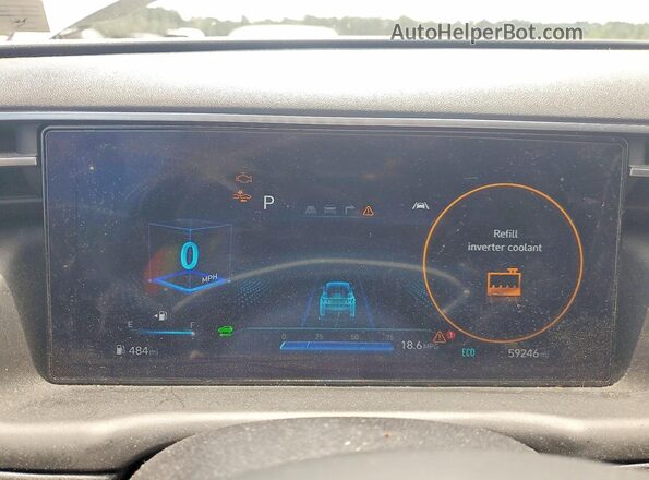 KM8JECA12PU095111 2023 HYUNDAI TUCSON Серебряный Вид щитка приборов