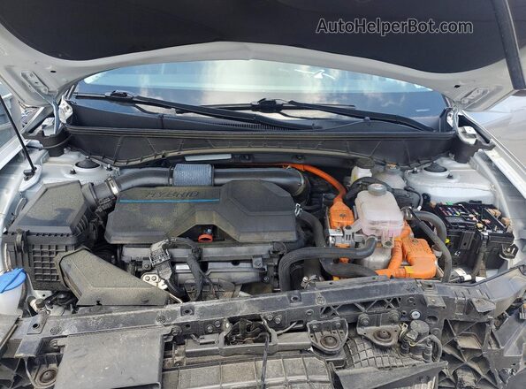 KM8JECA12PU095111 2023 HYUNDAI TUCSON Серебряный Вид подкапотного пространства