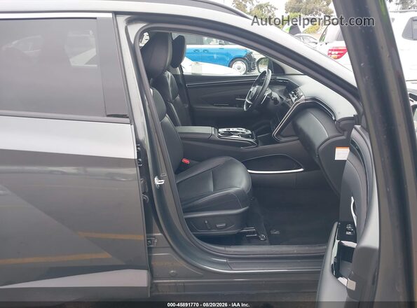 KM8JECA16PU126876 2023 HYUNDAI TUCSON HYBRID Gray წინა სალონის ხედი
