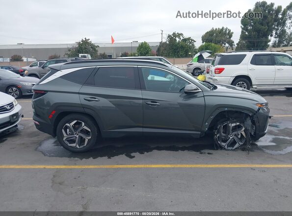 KM8JECA16PU126876 2023 HYUNDAI TUCSON HYBRID Gray უკანა სალონის ხედი