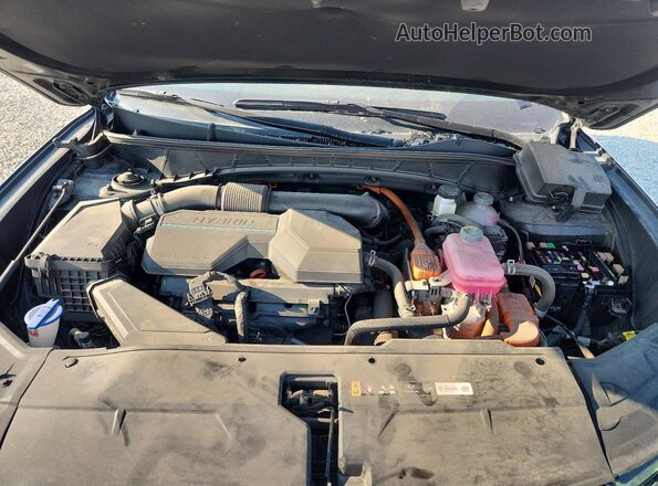 KM8JECA17PU135330 2023 HYUNDAI TUCSON Черный Вид задней части салона