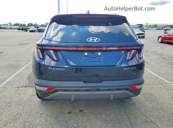 KM8JECA18NU048601 2022 HYUNDAI TUCSON Синий Вид сзади