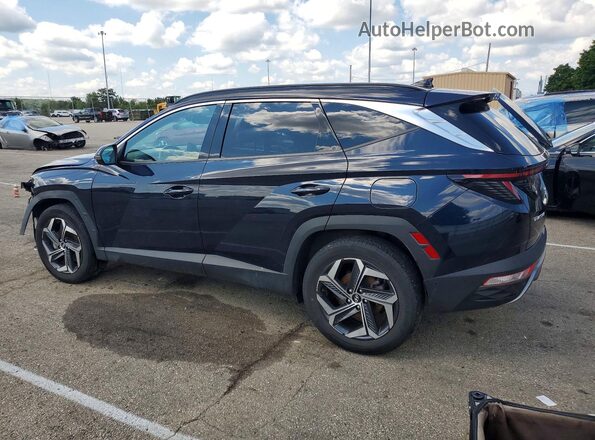 KM8JECA18NU048601 2022 HYUNDAI TUCSON Синий Задняя левая четверть