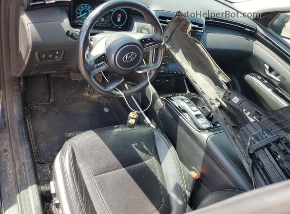 KM8JECA18NU048601 2022 HYUNDAI TUCSON Синий Вид панели приборов