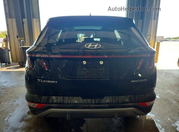KM8JECA19NU014621 2022 HYUNDAI TUCSON Black Հետևի տեսք
