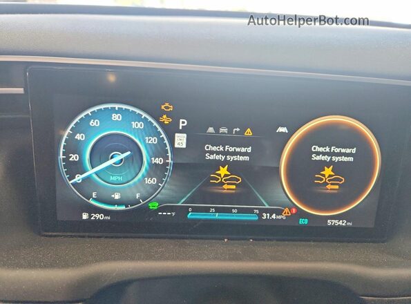 KM8JECA19NU014621 2022 HYUNDAI TUCSON Black Սարքավորումների վահանակի տեսք