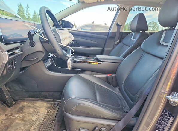 KM8JEDD12SU328799 2025 HYUNDAI TUCSON Gray Widok wnętrza z przodu